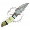 DEMONS TOOTH DAMASCUS KNIFE 1095 HIGH CARBON FORGED STEEL